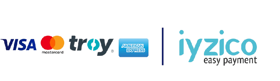 Ödeme Yöntemleri - Visa, Mastercard, Troy, Amex, iyzico